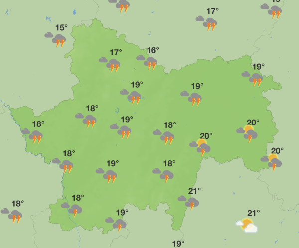 Une semaine très mais alors très arrosée en Saône et Loire 