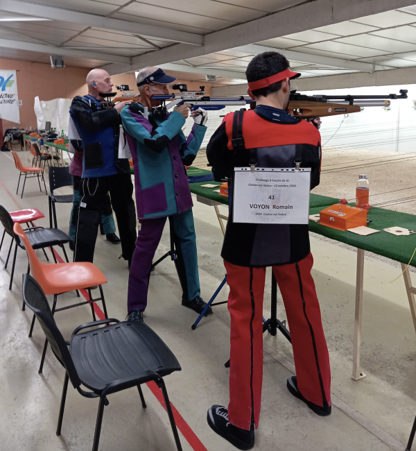 Pari réussi pour le 1er challenge de 8 heures de tir à la STEP Chalon