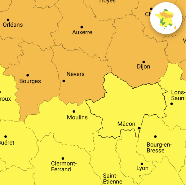 Neige, verglas et vents forts : 38 départements toujours en vigilance orange en raison de la tempête Caetano, 31 concernés pour vendredi