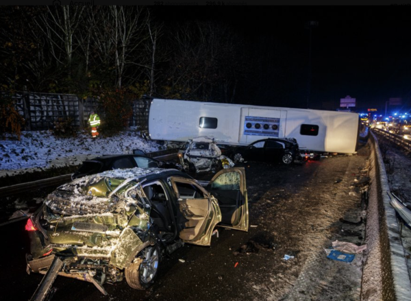 Cinq personnes en urgence absolue après un grave accident impliquant un car sur l’A6b 