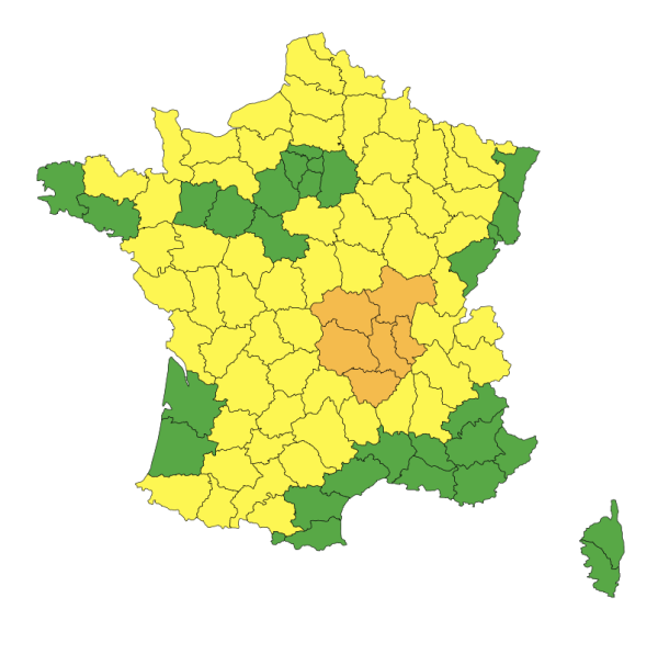 Nouvelle vigilance orange activée en Saône et Loire ce lundi... aux vents violents 