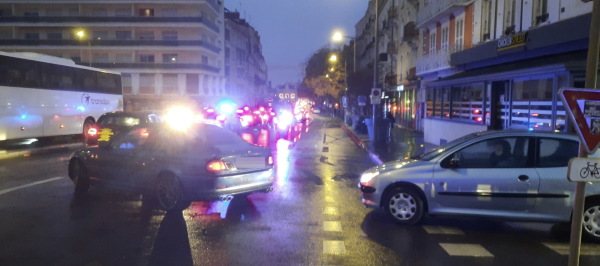 A Chalon sur Saône, les taxis donnent de la voix ce lundi matin 