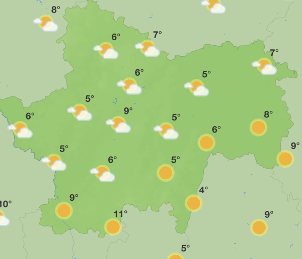 En Saône et Loire, on devrait apercevoir le ciel mardi et mercredi... profitez-en ! 