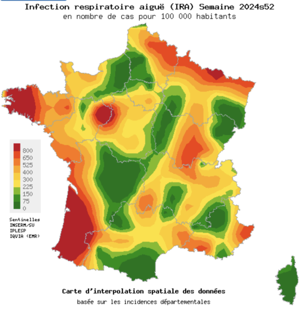 La France peine à respirer avec une multitude d'infections respiratoires 