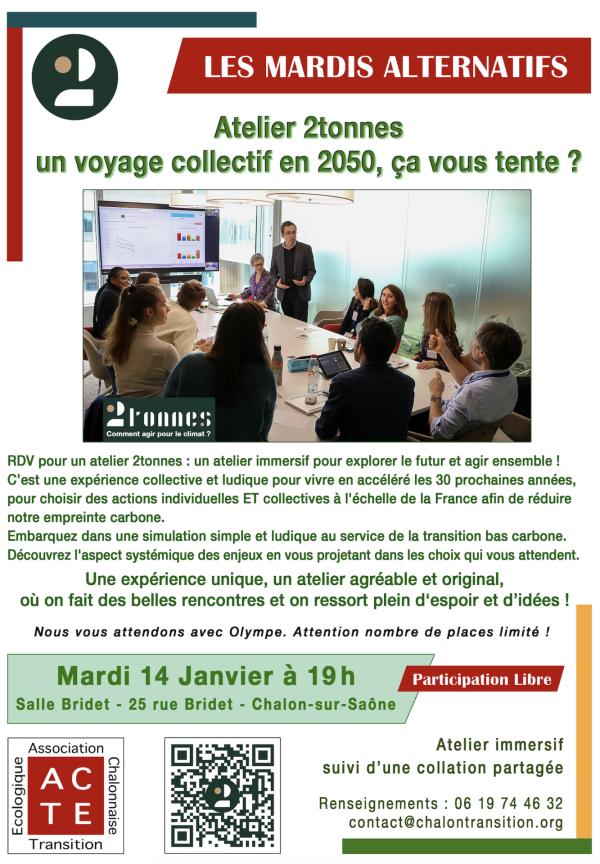 RDV pour un atelier 2tonnes : un atelier immersif pour explorer le futur et agir ensemble !