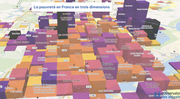 L'Observatoire des inégalités propose un zoom sur la pauvreté inédit en 3 dimensions 