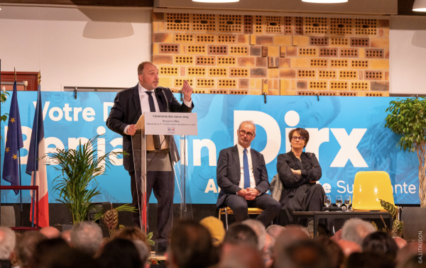 " Ensemble, nous avons les clés pour réussir" souligne le député de la 1ere circonscription de Saône et Loire, Benjamin Dirx 