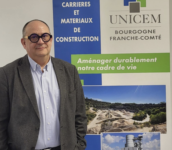 Vincent Larrochette élu Président de l’UNICEM Bourgogne-Franche-Comté