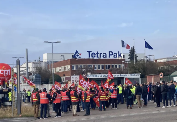 En Côte d'Or, la menace lourde sur 200 emplois sur le site Tetra Park à Longvic 