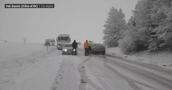 Le nord de la Bourgogne bien impacté par la neige ce jeudi matin 