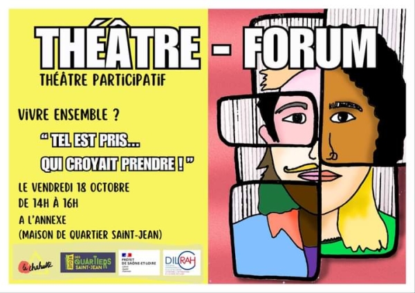 Théâtre-forum ce vendredi à l'annexe des Près Saint jean  