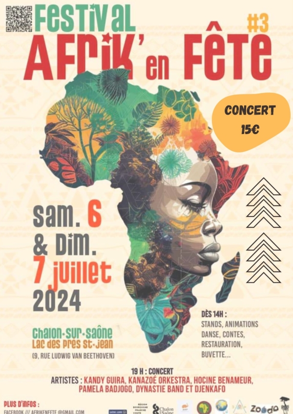 Afrik'en fête revient les 6 et 7 juillet au lac des Près Saint Jean à Chalon 