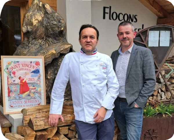 Sant-Vincent Tournante Ladoix-Serrigny des 25 et 26 janvier 2025 - Des étoiles plein les papilles pour le dîner de gala avec le chef étoilé Emmanuel Renaut !