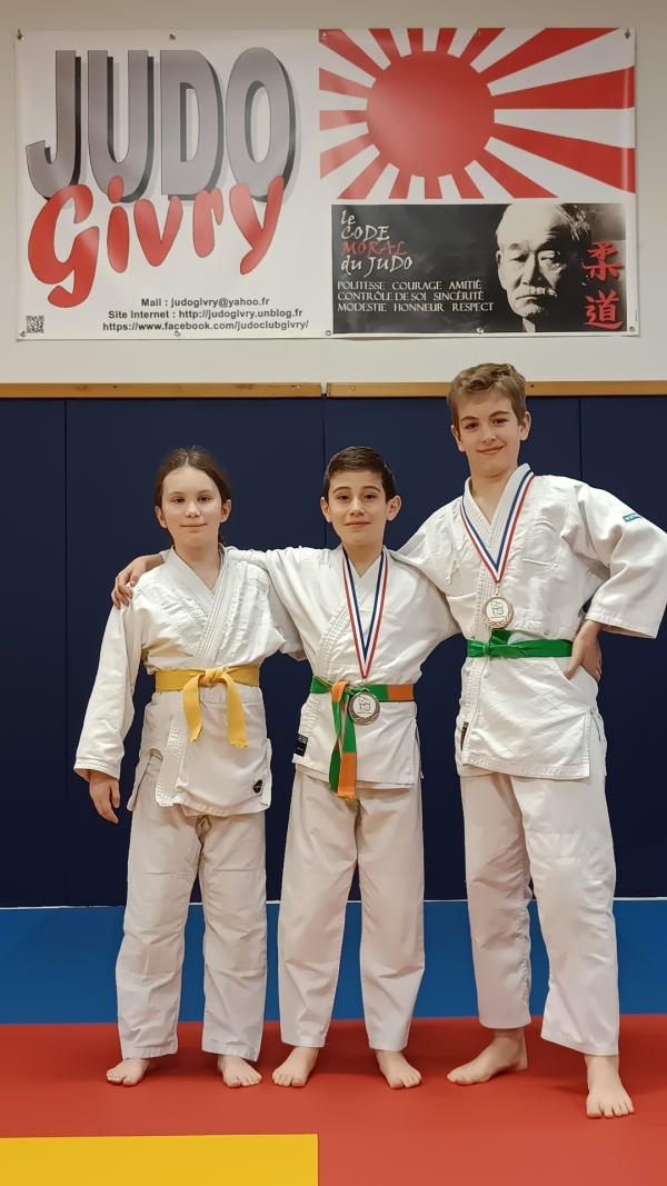 JUDO GIVRY – Belle prestation des Benjamins à NEVERS