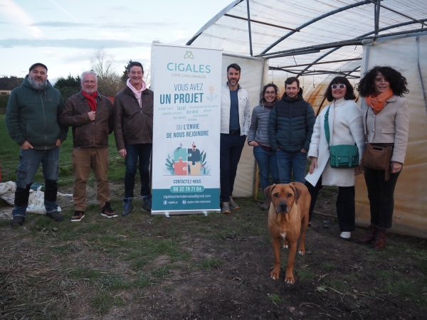 La ferme des Curles à Granges soutenue par le club  Cigales Côte Chalonnaise 