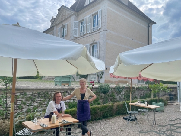 L'orangerie de Chandon de Briailles transformée en restaurant éphémère