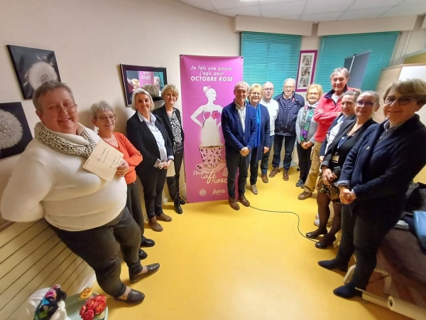 Belle réussite pour l’opération « Mon Café Rose » organisée par les 3 Lions Clubs du chalonnais !