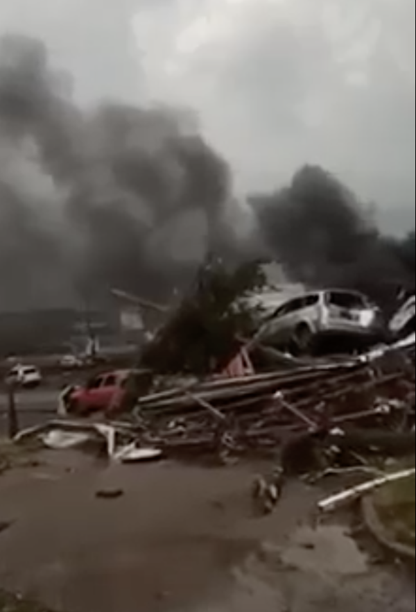 Pendant ce temps là en République Tchèque... une tempête exceptionnelle 