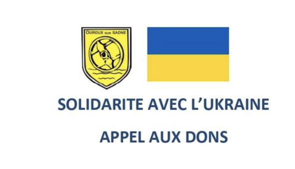 UKRAINE - A Ouroux sur Saône, la solidarité s'organise 