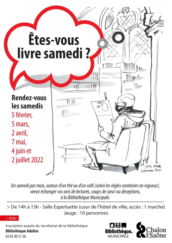 Êtes-vous livre samedi ? 