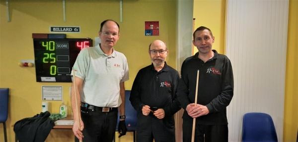 Les résultats du Billard Club Chalonnais