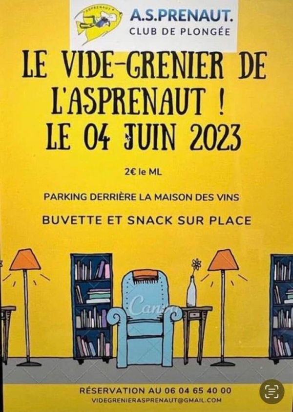 Le vide-grenier de l'Asprenaut Chalon se tient ce dimanche 