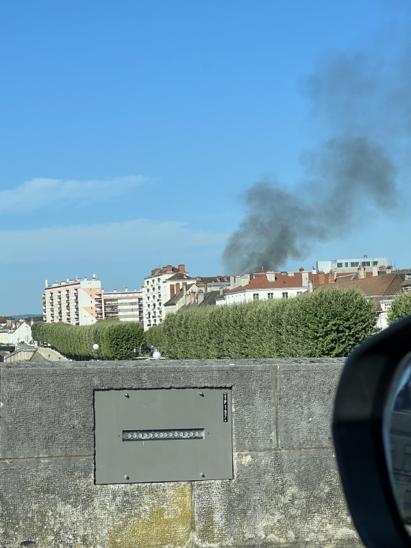 Nouvel incendie à Chalon dans le secteur de la rue Porte de Lyon 