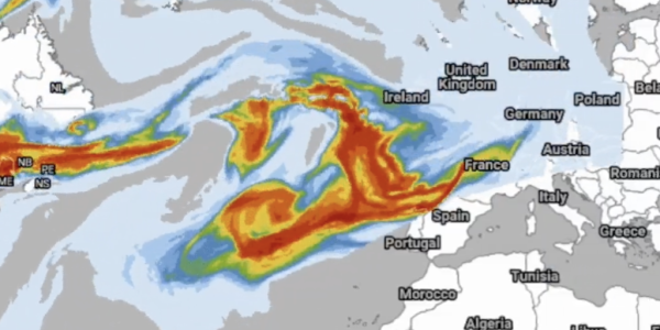 Les nuages des incendies canadiens arrivent en France