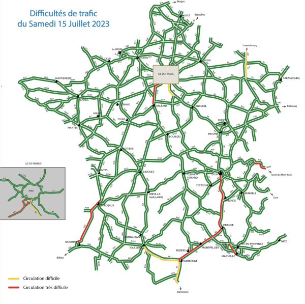 Bison Futé : à quoi faut-il s’attendre sur les routes pour le week-end du 14 Juillet ?