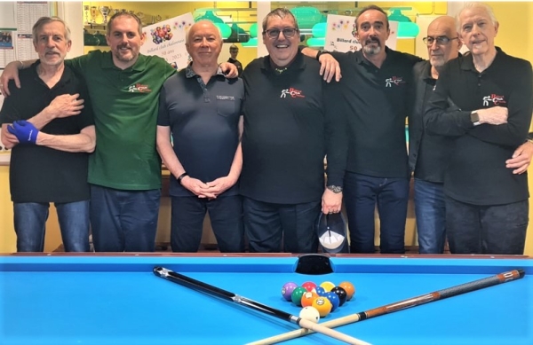 Les résultats du billard club Chalonnais du week-end 