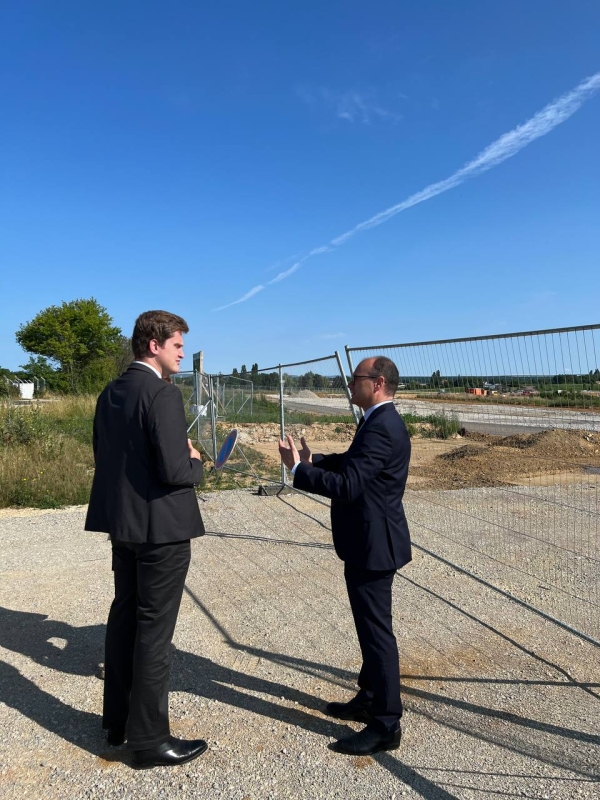 Le député des Yvelines Charles Rodwell en visite sur le Grand Chalon pour s'inspirer des réussites locales 