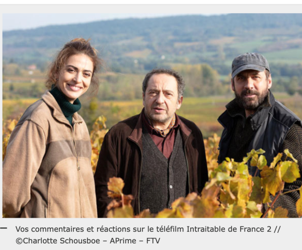 Ce soir ‘La Maison des Travaux’ de Beaune et de Chalon sur Saône vous invite à suivre sur France 2 le téléfilm « Intraitable »