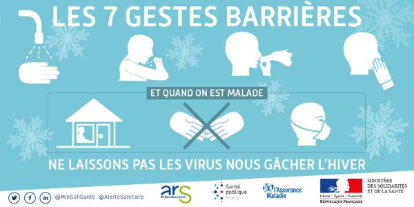 Épidémies hivernales en Bourgogne-Franche-Comté - L’ARS en appelle à la solidarité et à la vigilance