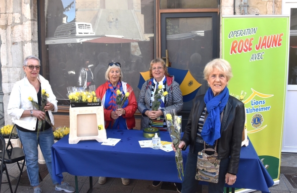 Soyez solidaires, achetez une ‘Rose Jaune’ et participez à mobilisation internationale autour de la maladie d’Alzheimer ou d’une maladie apparentée