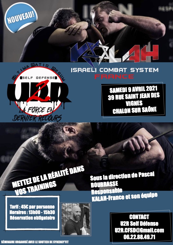 Samedi 9 avril 2022, Séminaire de Kalah organisé par le Club U2R Self Défense