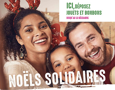 Opération Noëls Solidaires : Déposez jouets et bonbons afin que chacun puisse vivre la magie de Noël