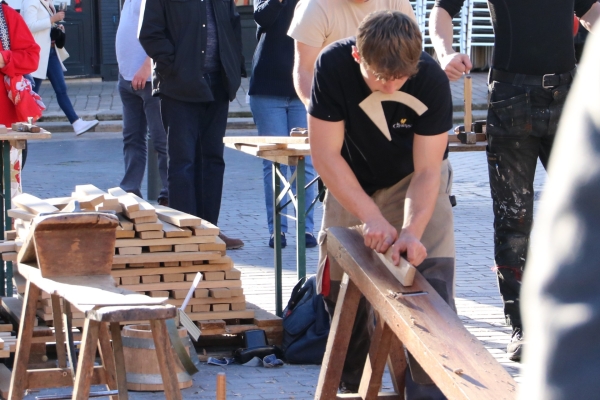 Mise en avant du métier de Tonnelier lors de la Paulée à Chalon sur Saône