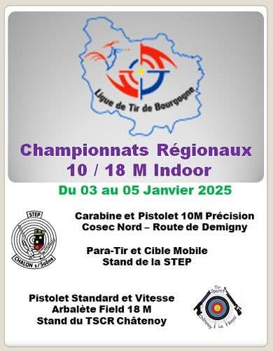 Ce weekend, venez assister aux Championnats Régionaux de Tir Sportif