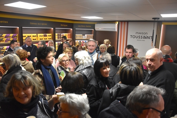 Soirée d’inauguration réussie pour le nouveau commerce chalonnais ‘La Maison Toussaint’