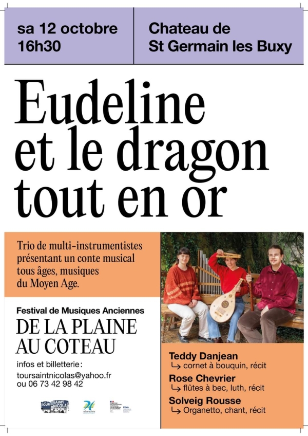 Venez nombreux participer à la 10ème édition du Festival de Musiques Anciennes de la Plaine du Coteau 