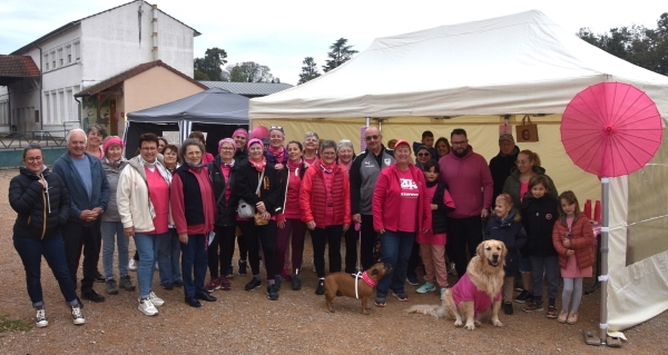 Octobre Rose Saint Loup-de-Varennes: Succès de la marche organisée par les Saint-lupéennes du C.C.A.S