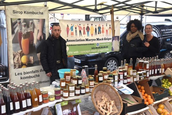 Nouveau, sur le Marché de Chalon-sur-Saône: Avec le Concept Mack Grégor acheté du bio et faite une action solidaire !  