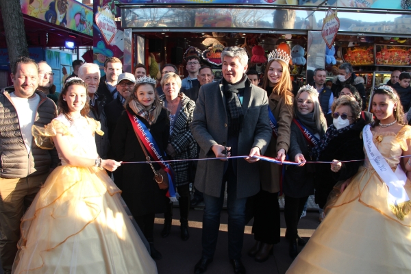 Inauguration officielle de la fête foraine du Carnaval de Chalon-sur-Saône