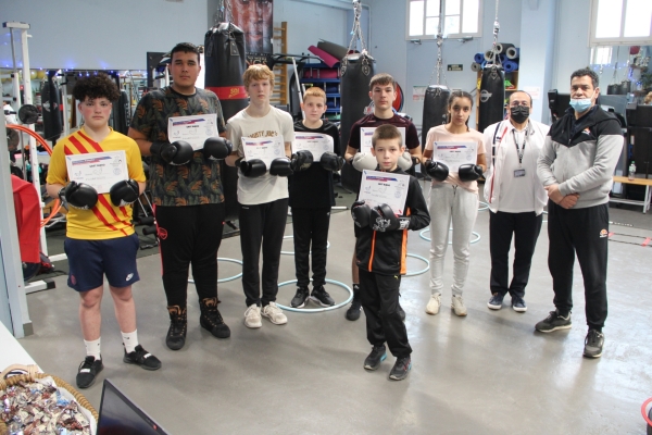 Passage de grade pour les jeunes du Ring Olympique Chalonnais à la Salle Armand Langlais