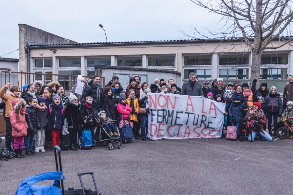 La fermeture d'une classe à l'école primaire des Charreaux ne passe pas pour les parents d'élèves