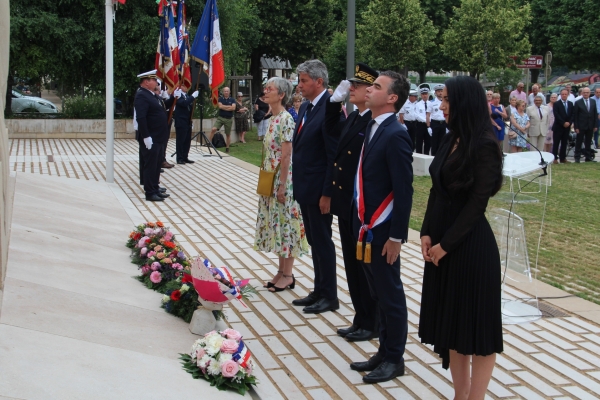 Chalon-sur-Saône commémorait le 83ème anniversaire de l'appel du 18 juin