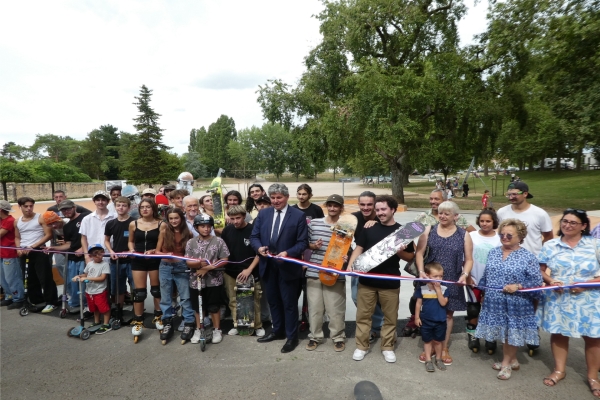 Inauguration du nouveau skatepark ce mercredi