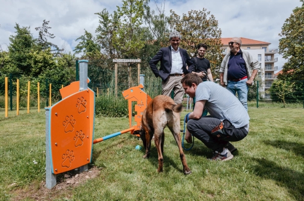 Un nouvel espace de liberté pour chiens à Chalon-sur-Saône