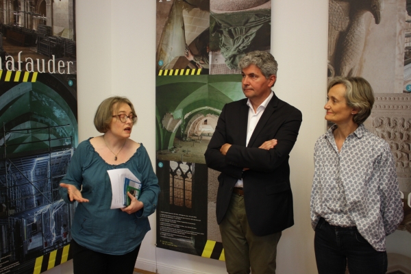 Inauguration de l'exposition «Cathédrale Saint-Vincent : chantier en vue !»