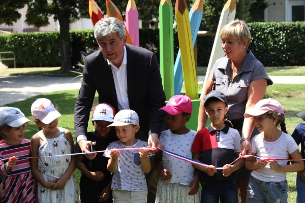 Inauguration du nouveau square Pierre Vaux 